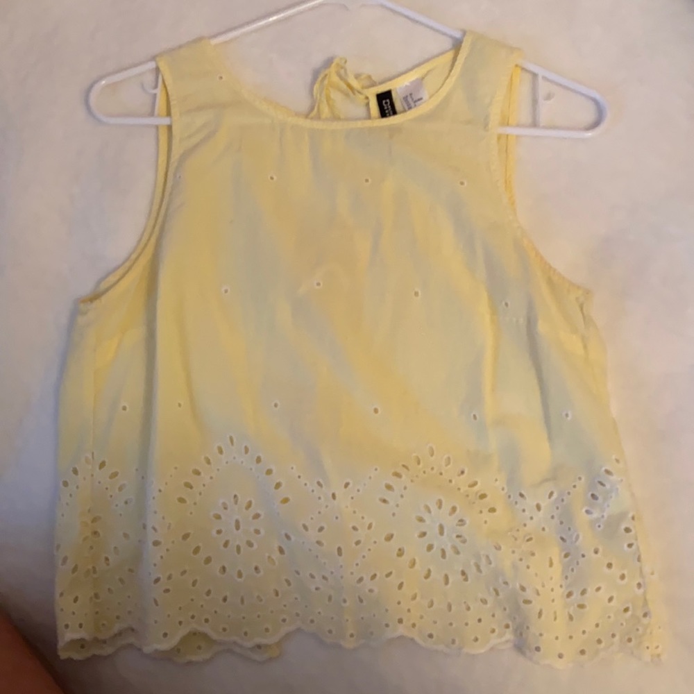 Yellow blouse